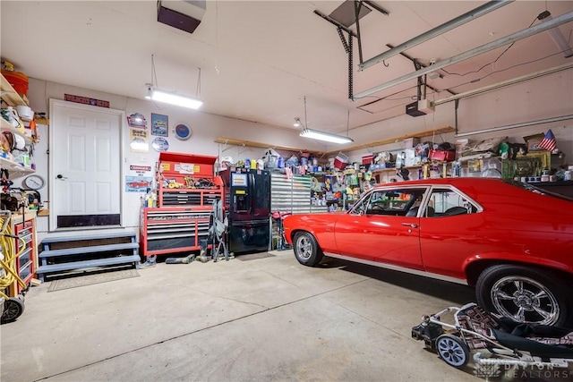 4095 N State Route 42, Waynesville, OH 45068 - garage with a garage door opener