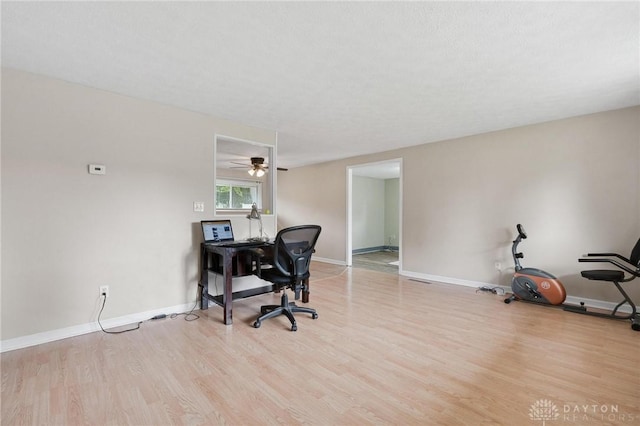 2227 Los Arrow Dr, Dayton, OH 45439 - office space with wood finished floors and baseboards