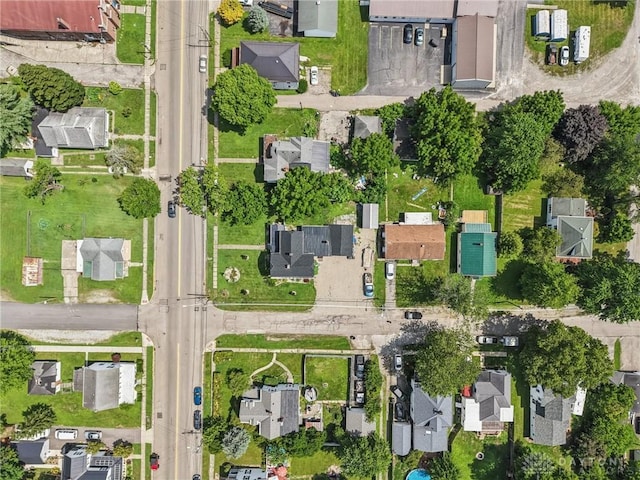 213 N Broadway St, Blanchester, OH 45107 - aerial view of property and surrounding area with nearby suburban area