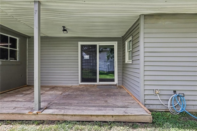 213 N Broadway St, Blanchester, OH 45107 - view of wooden deck