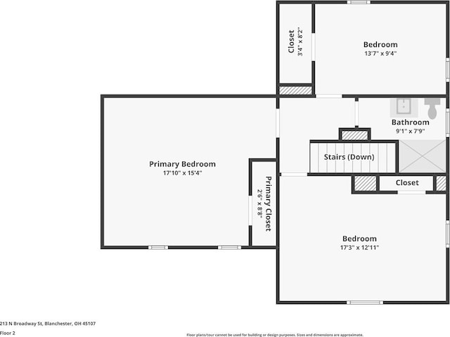 213 N Broadway St, Blanchester, OH 45107 - view of home floor plan