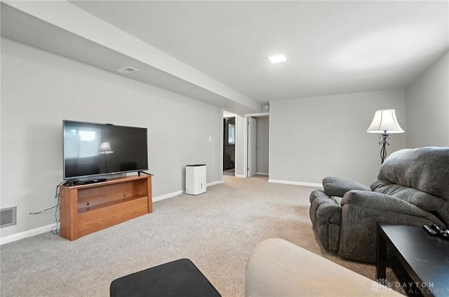 1360 Fenway Ct, Centerville, OH 45458 - carpeted living area featuring baseboards