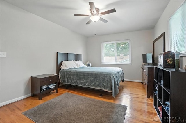 1360 Fenway Ct, Centerville, OH 45458 - bedroom with light wood-type flooring and ceiling fan