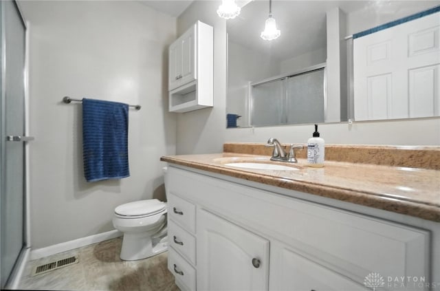 1360 Fenway Ct, Centerville, OH 45458 - full bath with vanity, a shower stall, and tile patterned floors