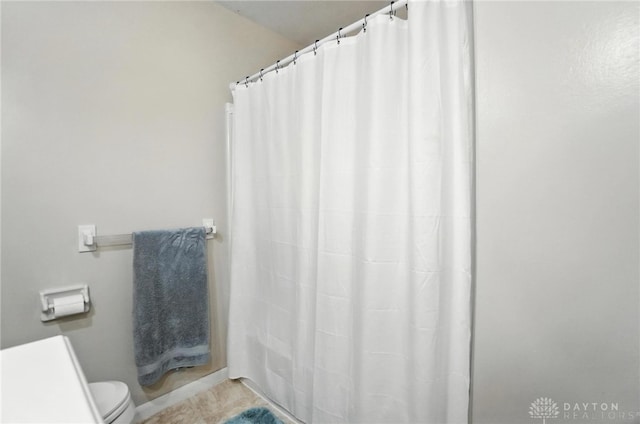1360 Fenway Ct, Centerville, OH 45458 - bathroom with tile patterned floors and a shower with curtain