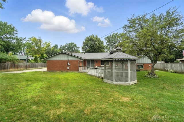 1360 Fenway Ct, Centerville, OH 45458 - back of property with brick siding