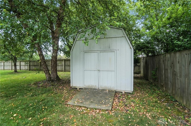 1360 Fenway Ct, Centerville, OH 45458 - view of shed with a fenced backyard