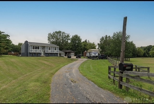 7143 S State Route 123, Blanchester, OH 45107 - view of front of property with driveway