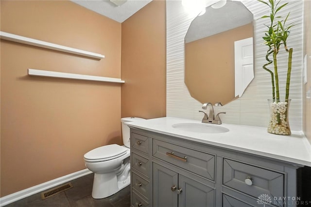 1572 Frontier Ct, Dayton, OH 45458 - bathroom with vanity, tile patterned flooring, and tasteful backsplash