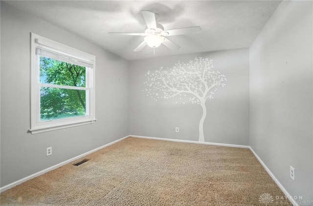 1572 Frontier Ct, Dayton, OH 45458 - empty room featuring a ceiling fan and carpet floors