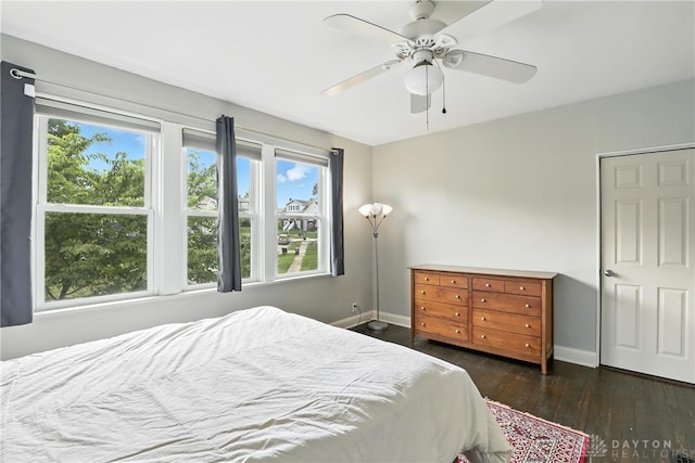 2594 Laura Ln, Norwood, OH 45212 - bedroom featuring hardwood / wood-style floors and ceiling fan