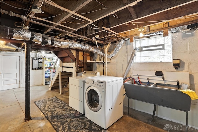 2594 Laura Ln, Norwood, OH 45212 - basement featuring separate washer and dryer