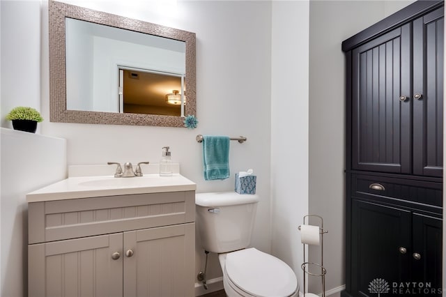 1817 El Camino Dr, Xenia, OH 45385 - half bath featuring toilet and vanity