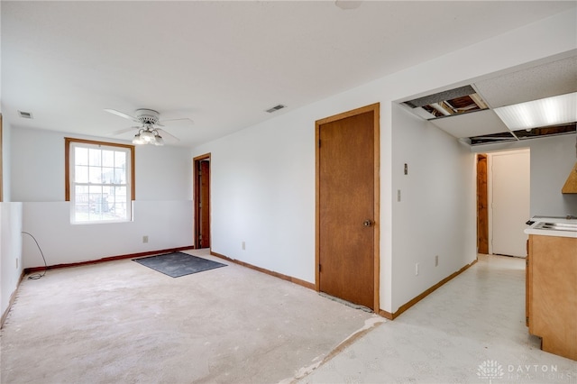 1817 El Camino Dr, Xenia, OH 45385 - empty room featuring baseboards and ceiling fan