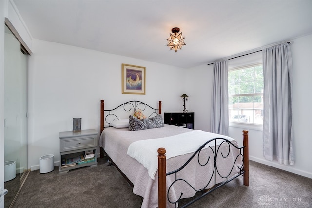1817 El Camino Dr, Xenia, OH 45385 - carpeted bedroom with a closet and baseboards