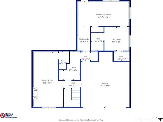1817 El Camino Dr, Xenia, OH 45385 - view of floor plan / room layout