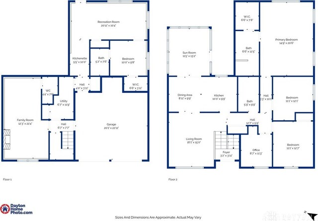 1817 El Camino Dr, Xenia, OH 45385 - view of floor plan / room layout