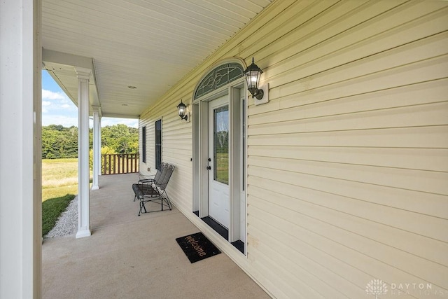 7373 Crowl Rd, Degraff, OH 43318 - view of porch