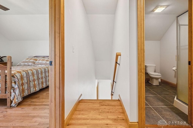 7373 Crowl Rd, Degraff, OH 43318 - full bathroom with ensuite bathroom and lofted ceiling