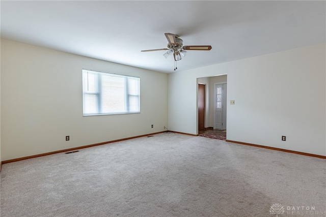 1716 Pershing Blvd, Dayton, OH 45420 - spare room with ceiling fan and carpet