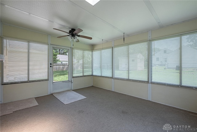 1716 Pershing Blvd, Dayton, OH 45420 - unfurnished sunroom with ceiling fan