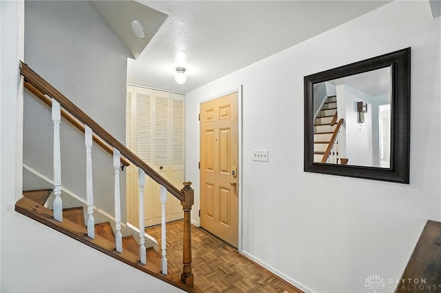 3811 Berryleaf Ct, Dayton, OH 45424 - entryway with stairs and baseboards