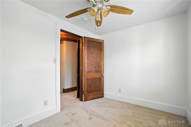 7336 Maple Ave, Cincinnati, OH 45231 - unfurnished bedroom featuring carpet floors and ceiling fan