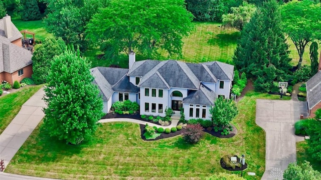 525 Heatherwoode Cir, Springboro, OH 45066 - aerial view of property and surrounding area