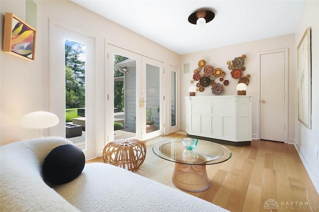 525 Heatherwoode Cir, Springboro, OH 45066 - dining room with french doors and wood finished floors