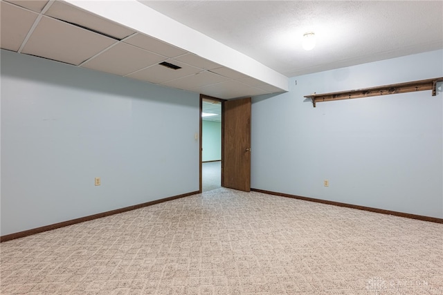 3072 Fowler Rd, Springfield, OH 45502 - finished basement featuring carpet floors and baseboards