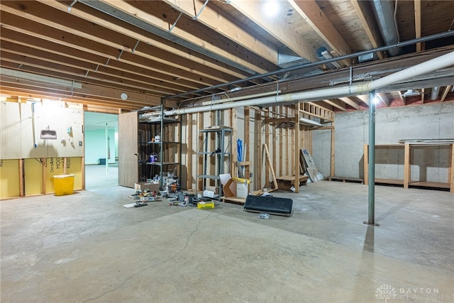 3072 Fowler Rd, Springfield, OH 45502 - view of unfinished basement