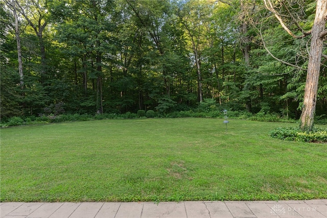 3072 Fowler Rd, Springfield, OH 45502 - view of grassy yard with a wooded view