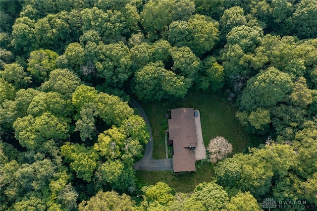 3072 Fowler Rd, Springfield, OH 45502 - aerial overview of property's location with a forest