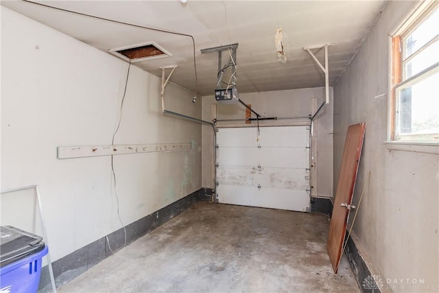4651 Christopher Ave, Dayton, OH 45406 - garage featuring a garage door opener
