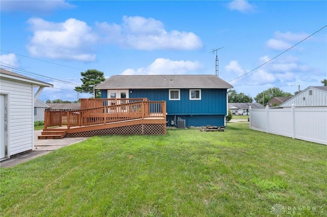 1220 Bookwalter Ave, New Carlisle, OH 45344 - rear view of property featuring a deck