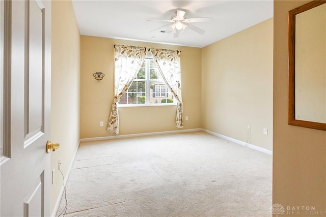 6963 Gentry Ln, Mason, OH 45040 - empty room featuring carpet flooring and ceiling fan