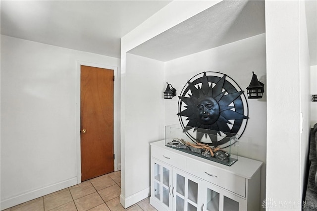407 Overla Blvd, Englewood, OH 45322 - hall with light tile patterned floors and baseboards