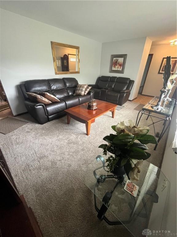 4220 Pleasanton Rd, Englewood, OH 45322 - living area featuring carpet floors