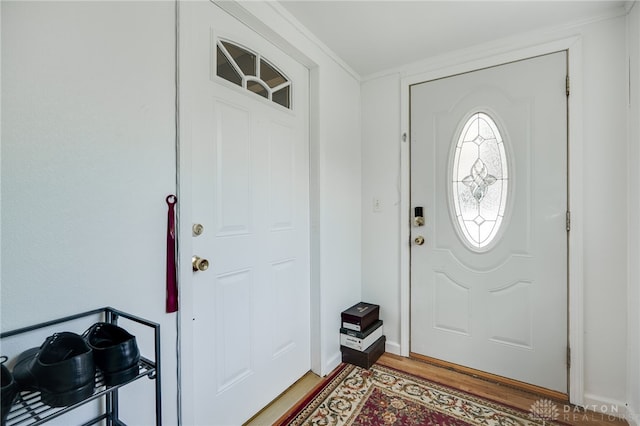 3521 E 4th St, Dayton, OH 45403 - foyer featuring light wood-type flooring