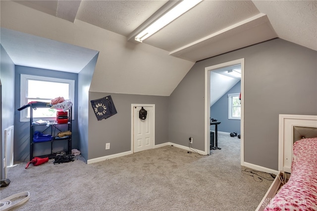 3521 E 4th St, Dayton, OH 45403 - additional living space with lofted ceiling and carpet floors