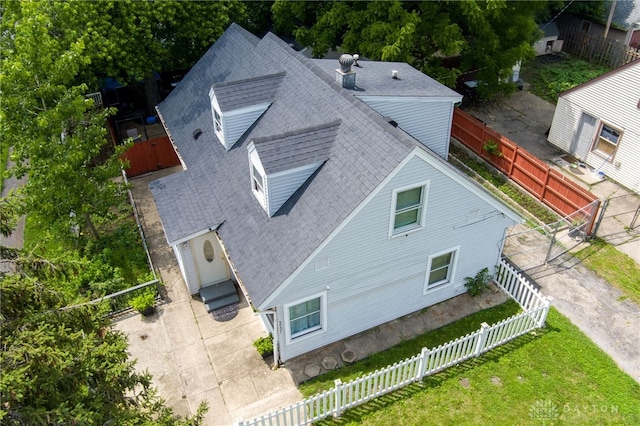 3521 E 4th St, Dayton, OH 45403 - aerial view of property and surrounding area