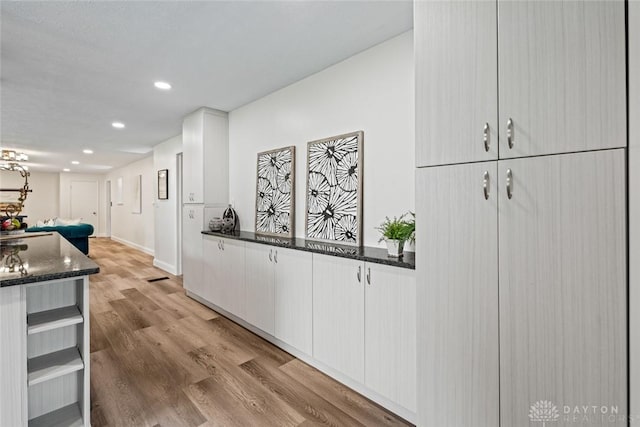 1695 Winterstone Ct, Washington Twp, OH 45458 - corridor featuring recessed lighting and light wood-style floors
