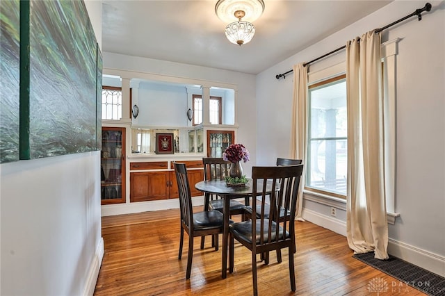 15 Harrison St, Middletown, OH 45042 - dining area featuring hardwood / wood-style floors and baseboards