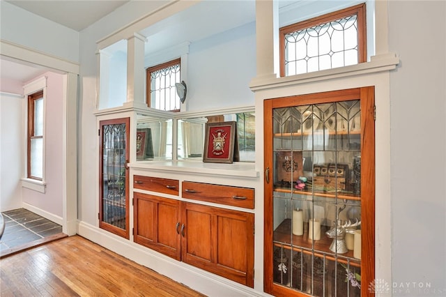 15 Harrison St, Middletown, OH 45042 - bar area featuring light wood-type flooring and plenty of natural light