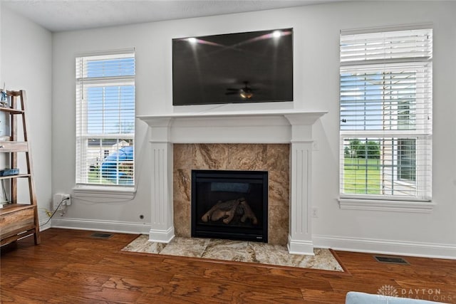 2073 Lincolnshire Dr, Beavercreek, OH 45434 - detailed view of wood finished floors and a high end fireplace