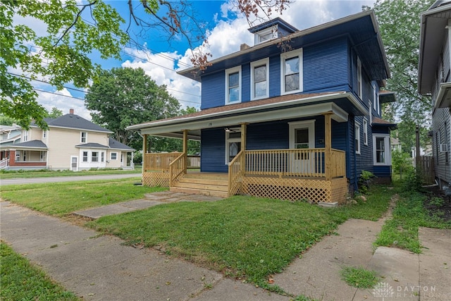 19 Mckinley St, Middletown, OH 45042 - traditional style home with a porch and a front lawn