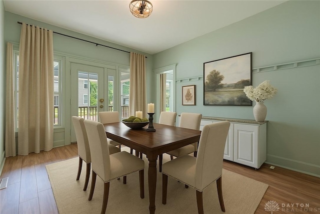19 Mckinley St, Middletown, OH 45042 - dining area featuring light wood-style floors and french doors