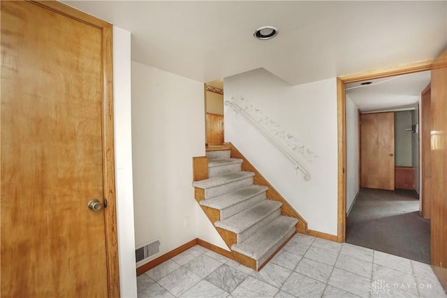 702 W Sharon Rd, Forest Park, OH 45240 - stairs featuring baseboards