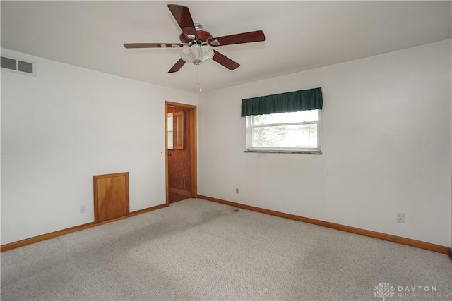 702 W Sharon Rd, Forest Park, OH 45240 - empty room with light colored carpet and ceiling fan