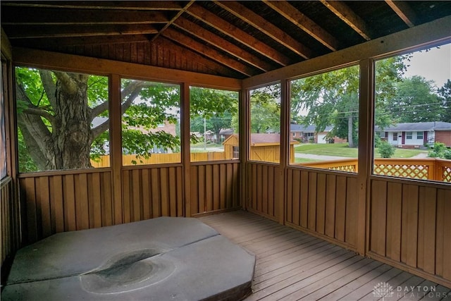 702 W Sharon Rd, Forest Park, OH 45240 - sunroom with vaulted ceiling
